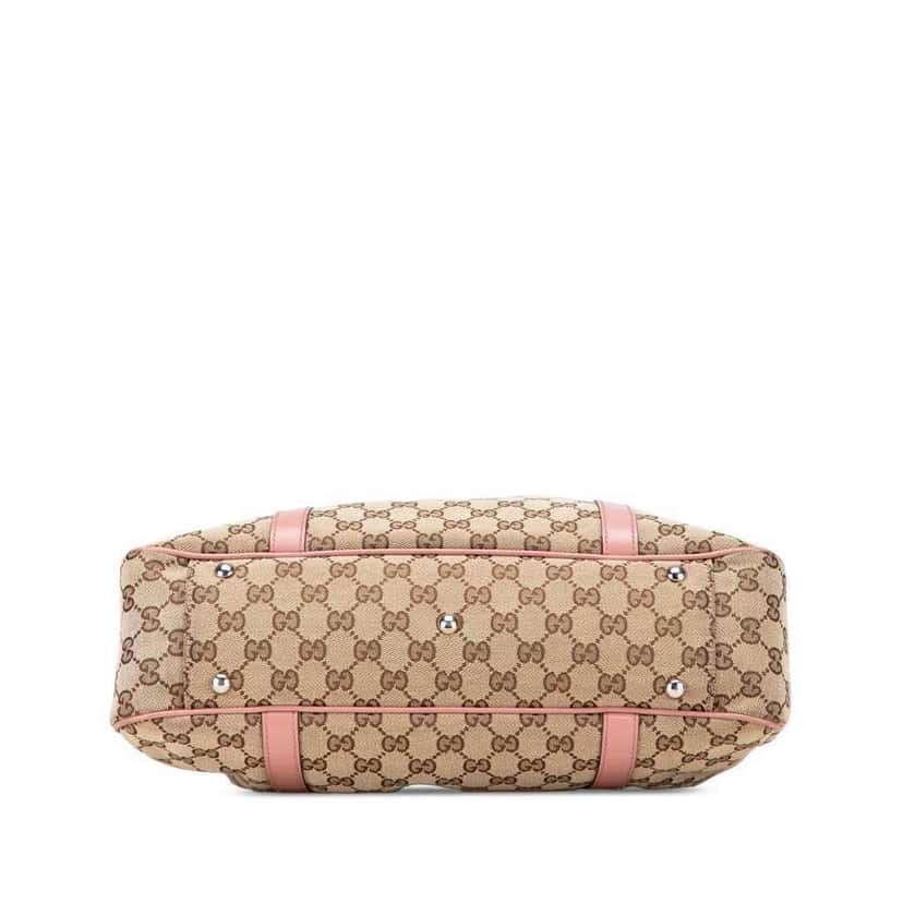 Gucci GG Canvas Twins Tote Brown Canvas Good condition - Inside View