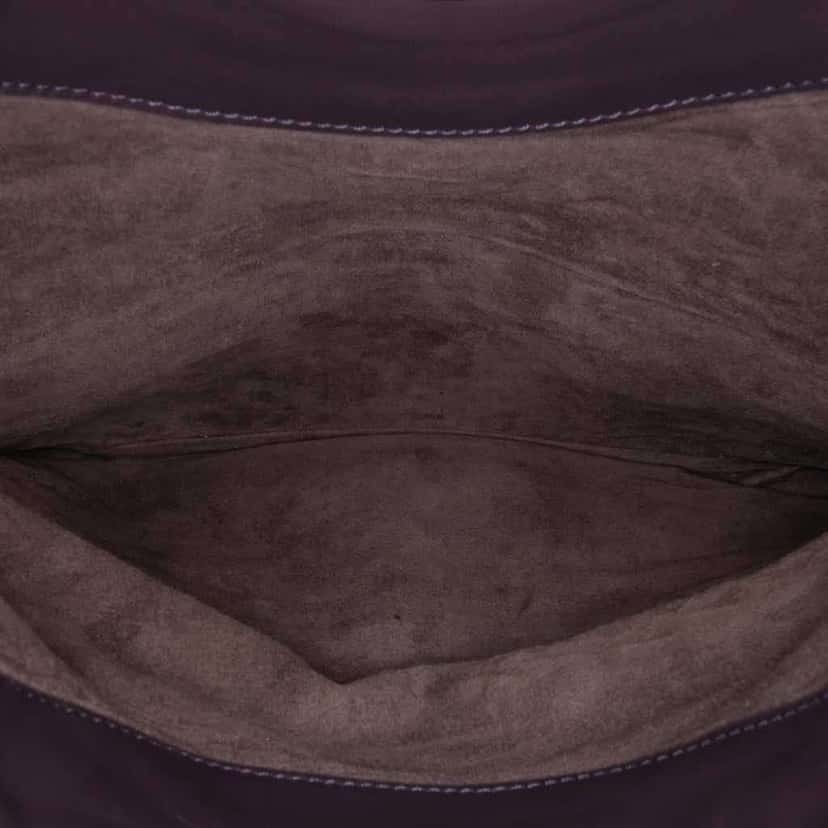 Bottega Veneta Nappa Intrecciato Turn Lock Clutch Brown Leather Good condition - Model View