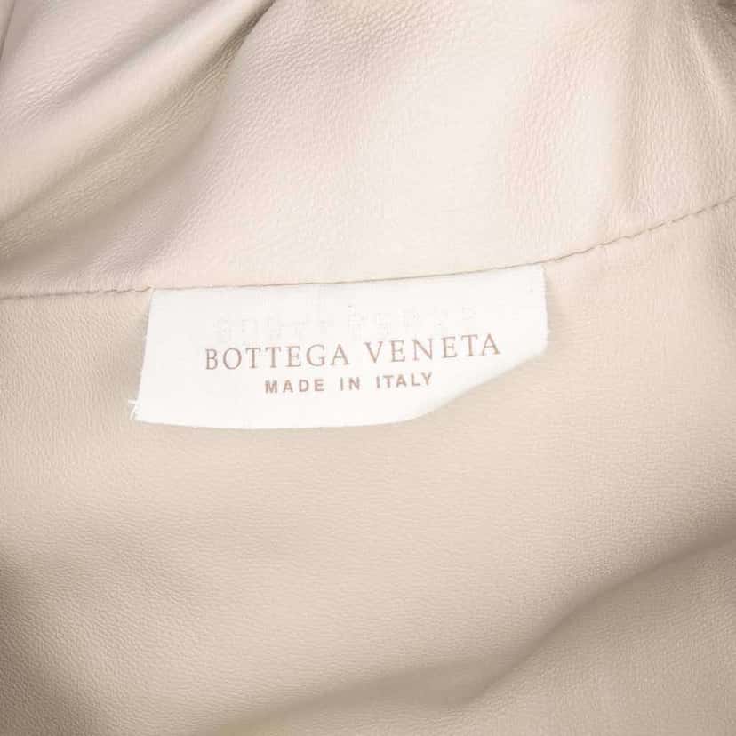 Bottega Veneta Nappa Intrecciato The Mini Pouch Crossbody White Leather Good condition - Box View