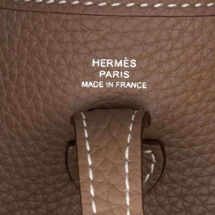 Hermès Clemence Evelyne Zigzag SangleTPM 16 Brown Leather Good condition - Box View