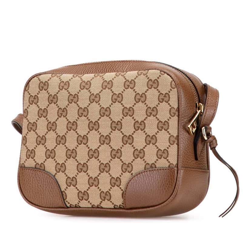 Gucci GG Canvas Bree Crossbody Brown Canvas Good condition - Back View