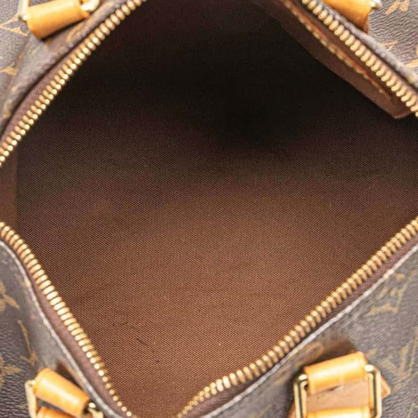 Louis Vuitton Monogram Speedy 25 Brown Canvas Good condition - Model View
