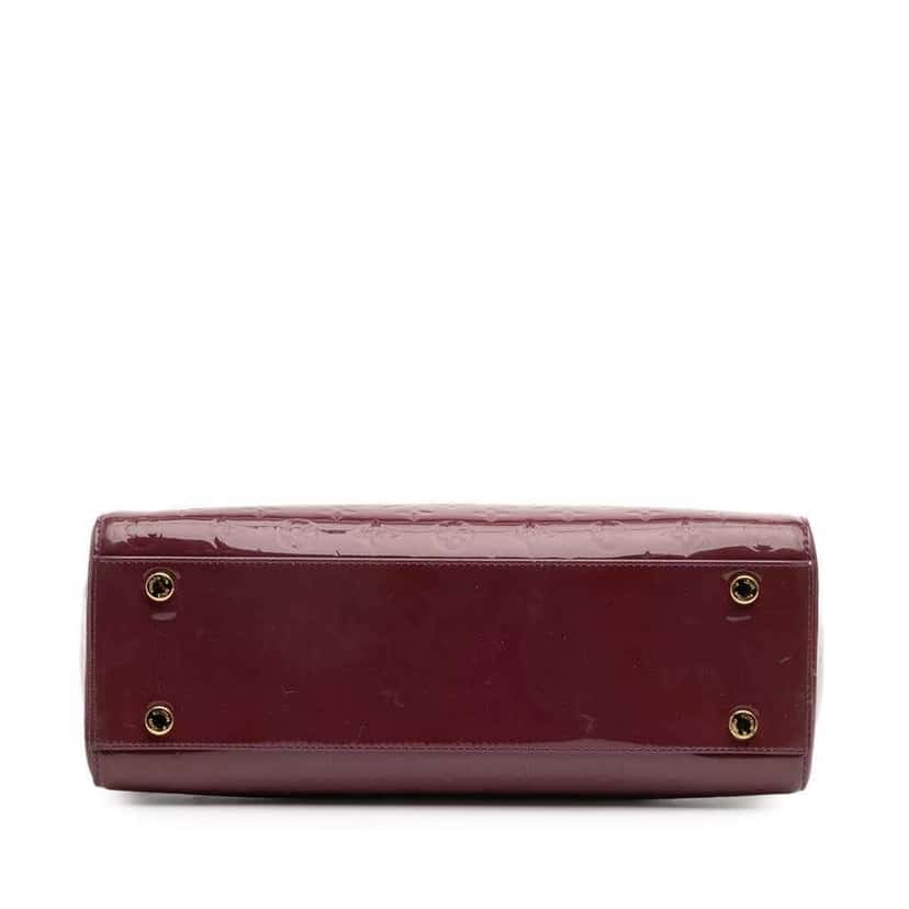 Louis Vuitton Monogram Vernis Brea GM Red Leather Good condition - Inside View