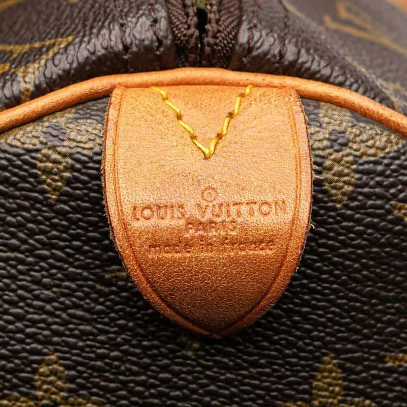 Louis Vuitton Monogram Speedy 40 Brown Canvas Good condition - Box View
