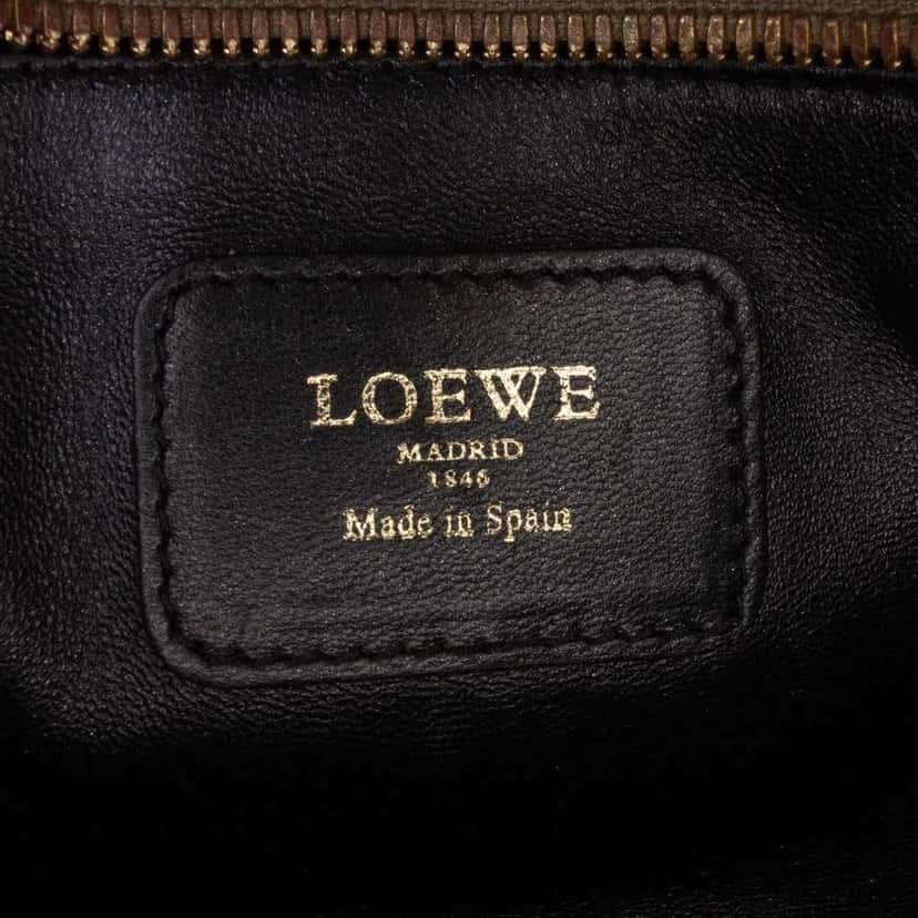Loewe Metallic Goatskin Amazona 28 Gold Leather Good condition - Box View