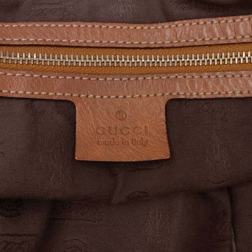 Gucci Large GG Canvas GG Charm Tote Brown Canvas Good condition - Box View