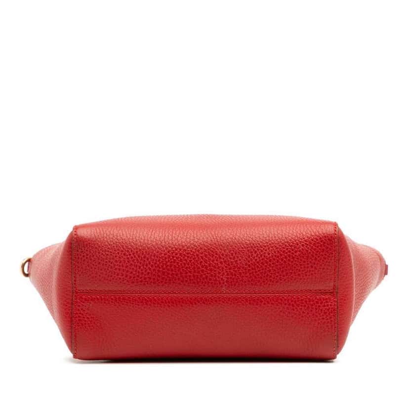 Gucci Mini Leather Swing Satchel Red Leather Good condition - Inside View