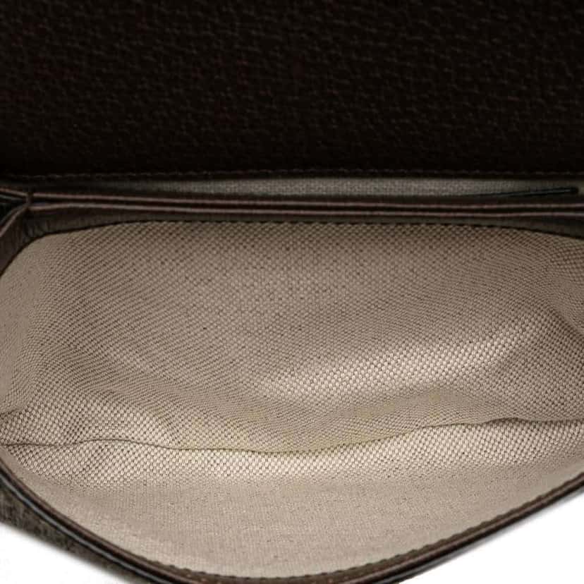 Gucci GG Supreme Blondie Belt Bag Brown Canvas Good condition - Model View