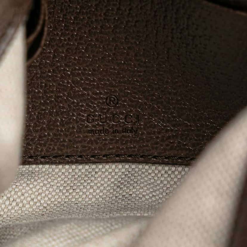 Gucci GG Supreme Blondie Belt Bag Brown Canvas Good condition - Box View