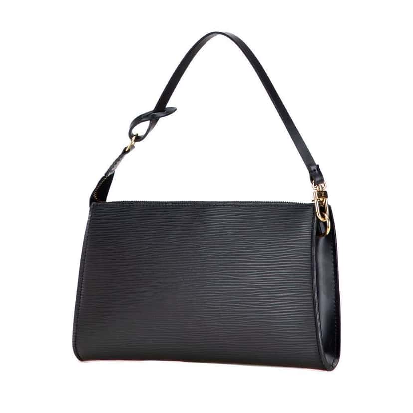 Louis Vuitton Epi Pochette Accessoires Black Leather Good condition - Back View