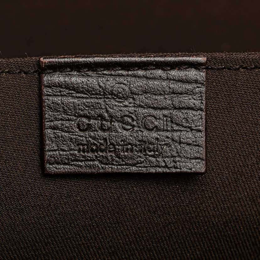 Gucci GG Supreme Portfolio Brown Canvas Good condition - Box View