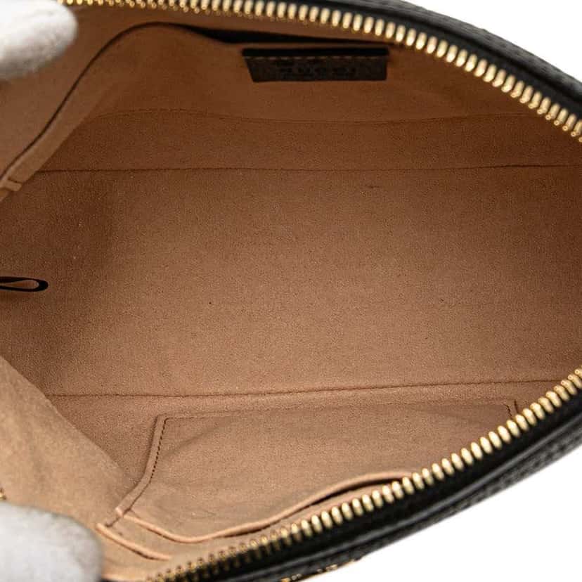 Gucci Small Calfskin Ophidia Dome Crossbody Black Leather Good condition - Model View