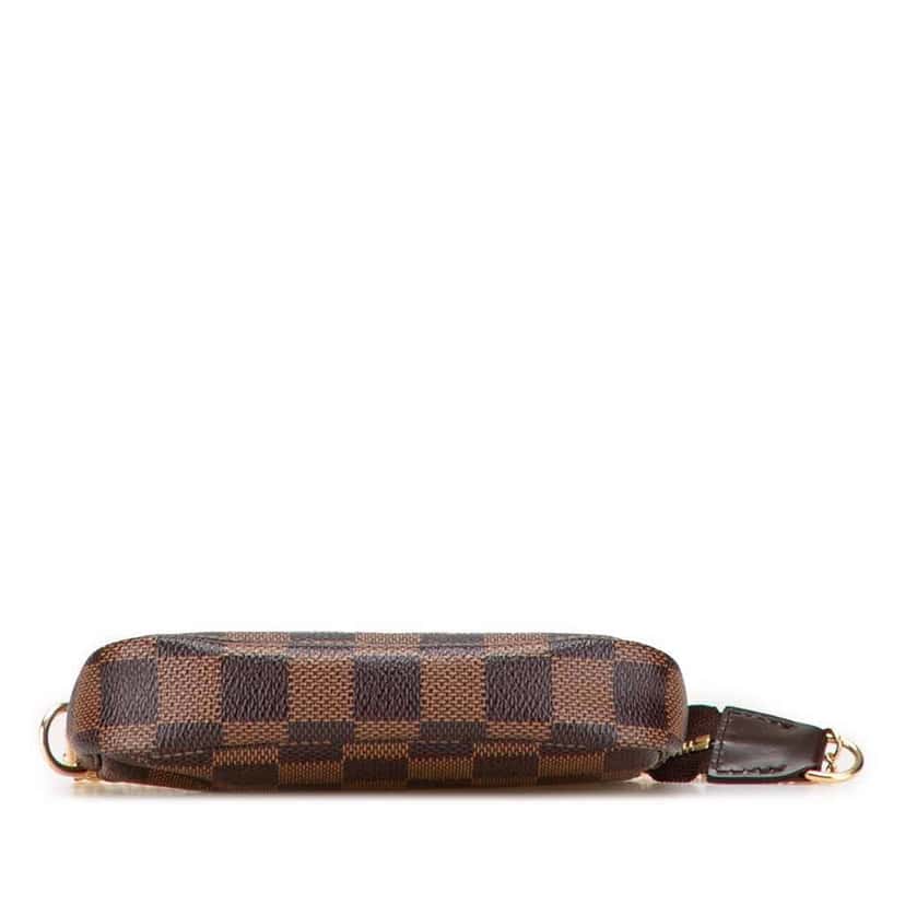 Louis Vuitton Damier Ebene Trunks and Bags Mini Pochette Accessoires Brown Canvas Good condition - Inside View
