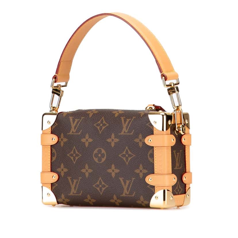 Louis Vuitton Monogram Side Trunk PM Brown Good condition - Back View