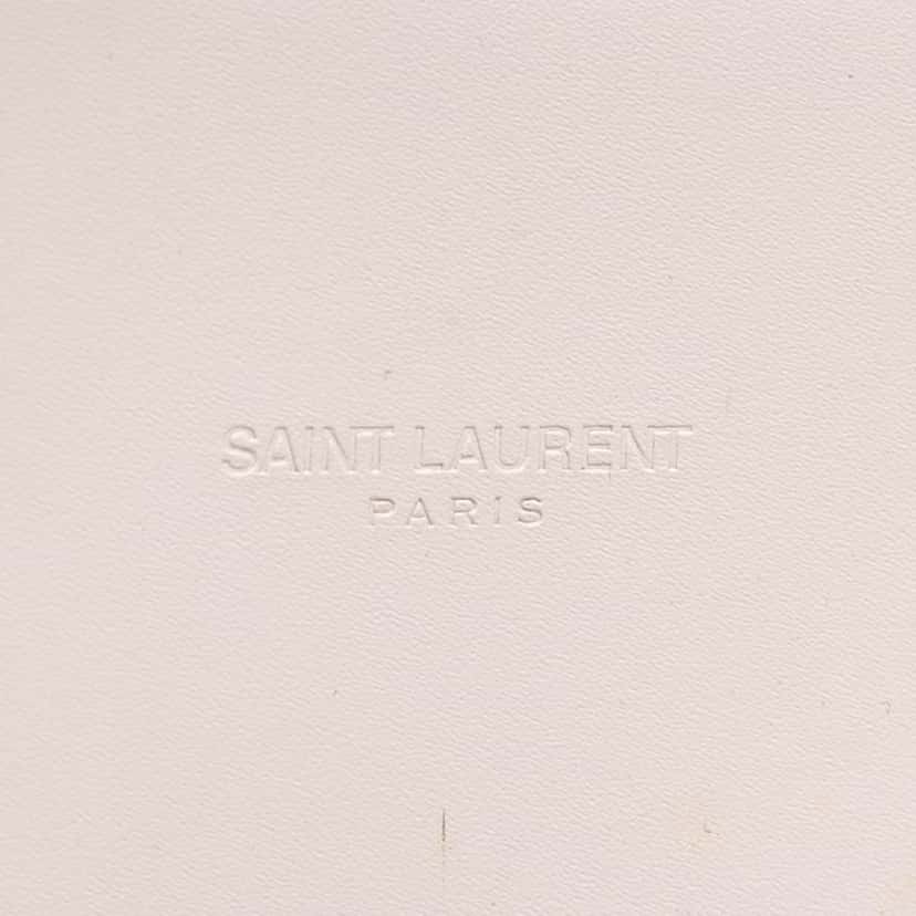Saint Laurent Small Leather Sac De Jour Satchel White Leather Good condition - Box View
