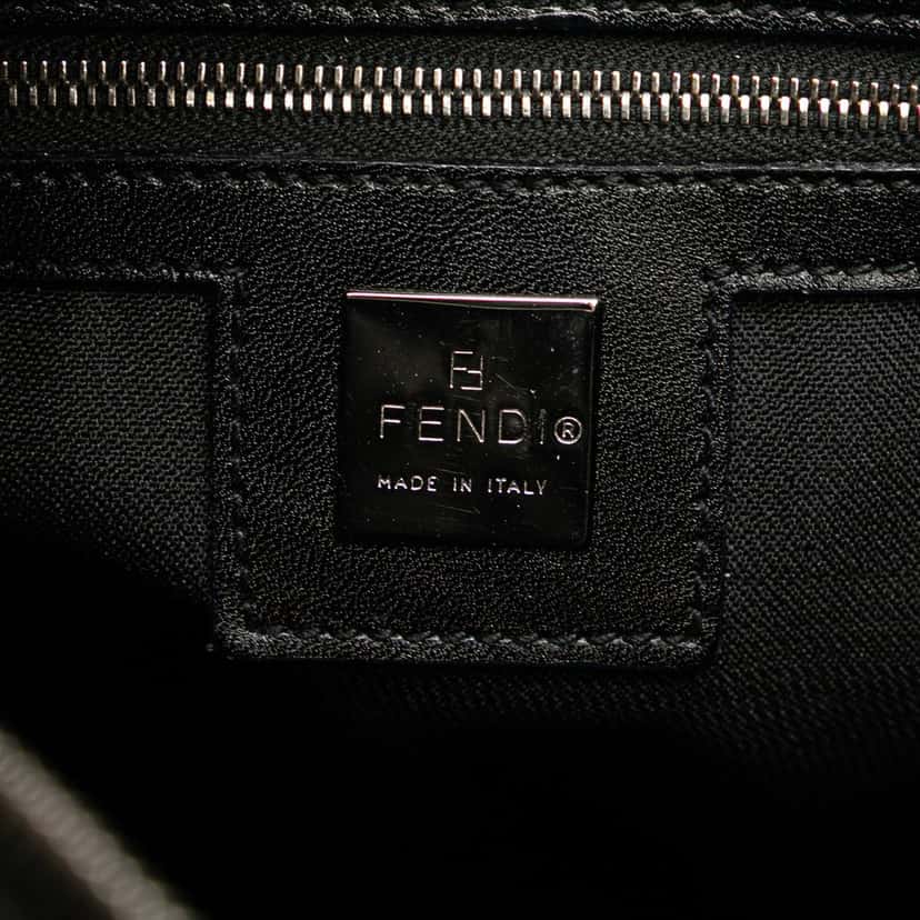 Fendi Nylon FF Shoulder Bag Black Good condition - Box View