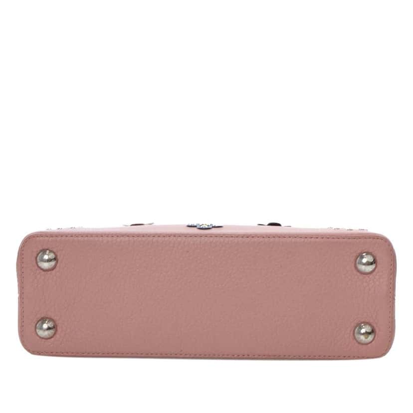 Louis Vuitton Taurillon Mechanical Flowers Capucines BB Pink Leather Good condition - Model View