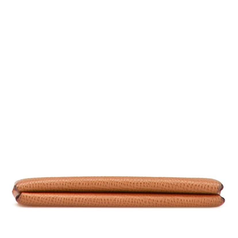Hermès Epsom Calvi Card Holder Brown Leather Good condition - Inside View