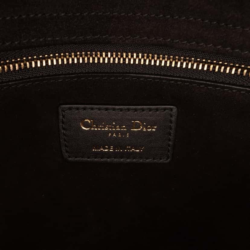 Dior Medium Calfskin Beaded and Embroidered Tarot Judgment Lady Dior MultiColor Leather Good condition - Box View