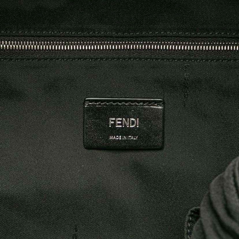 Fendi Camouflage Print Nylon Bugs Backpack Black Good condition - Box View