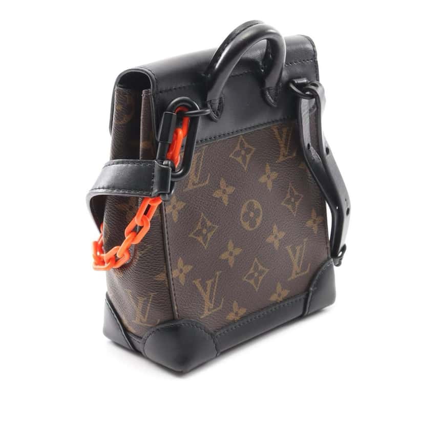 Louis Vuitton Monogram Zoom with Friends Steamer XS Brown Canvas Good condition - Back View