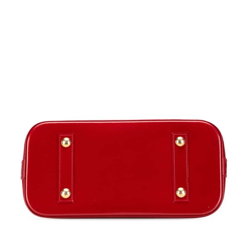 Louis Vuitton Monogram Vernis Alma PM Red Leather Good condition - Inside View