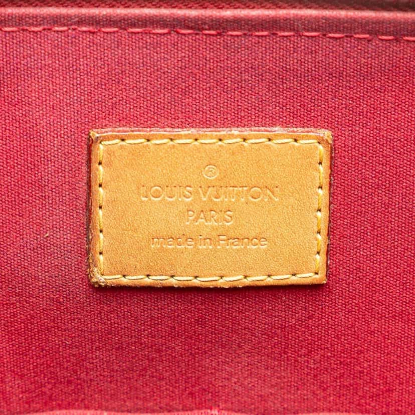 Louis Vuitton Monogram Vernis Alma PM Red Leather Good condition - Box View