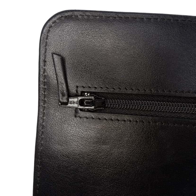 Chanel Lambskin Studded Diamond Stitch Wallet On Chain Black Leather Good condition - Box View