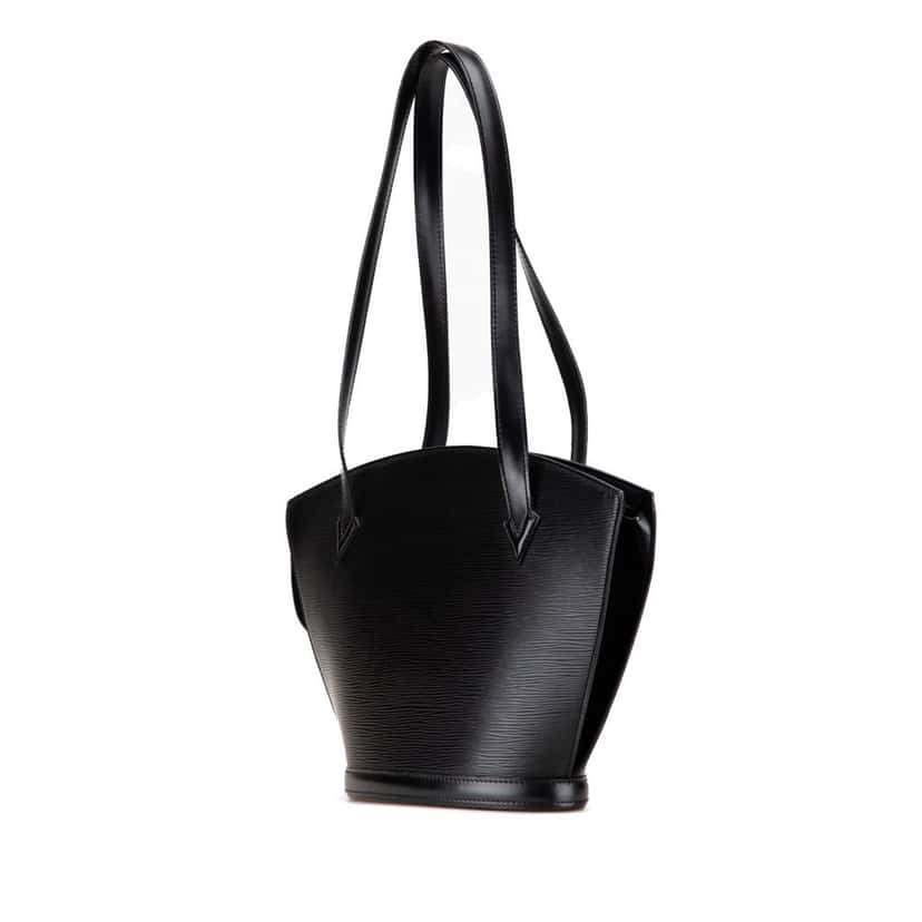 Louis Vuitton Epi Saint Jacques PM Long Strap Black Leather Good condition - Back View