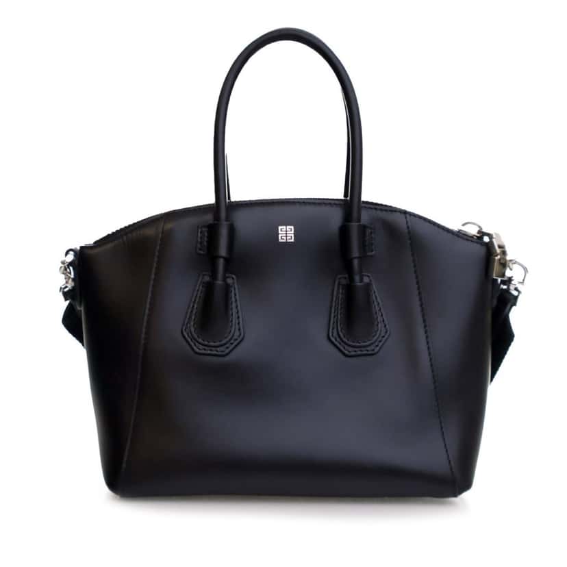 Givenchy Mini Calfskin Antigona Sport Satchel Black Leather Good condition - Back View