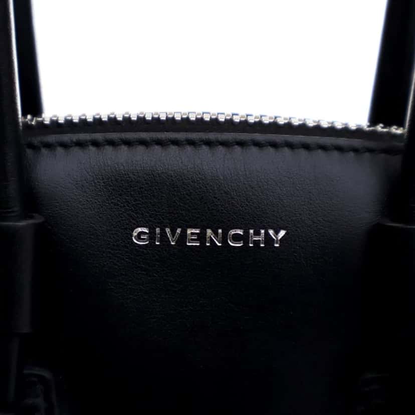 Givenchy Mini Calfskin Antigona Sport Satchel Black Leather Good condition - Box View