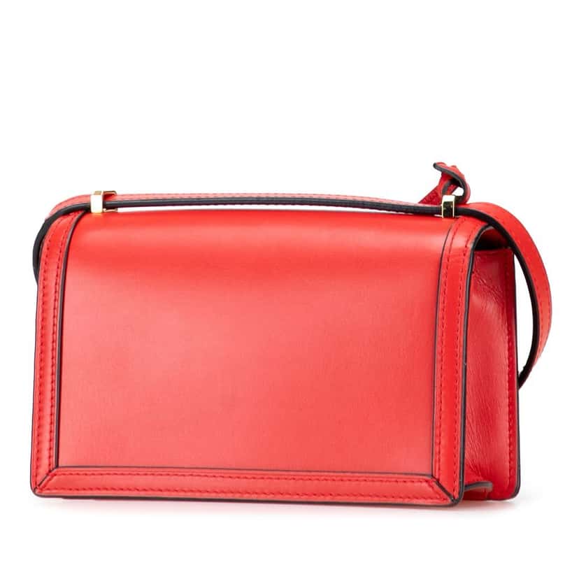 Loewe Small Leather Barcelona Crossbody Red Leather Good condition - Back View