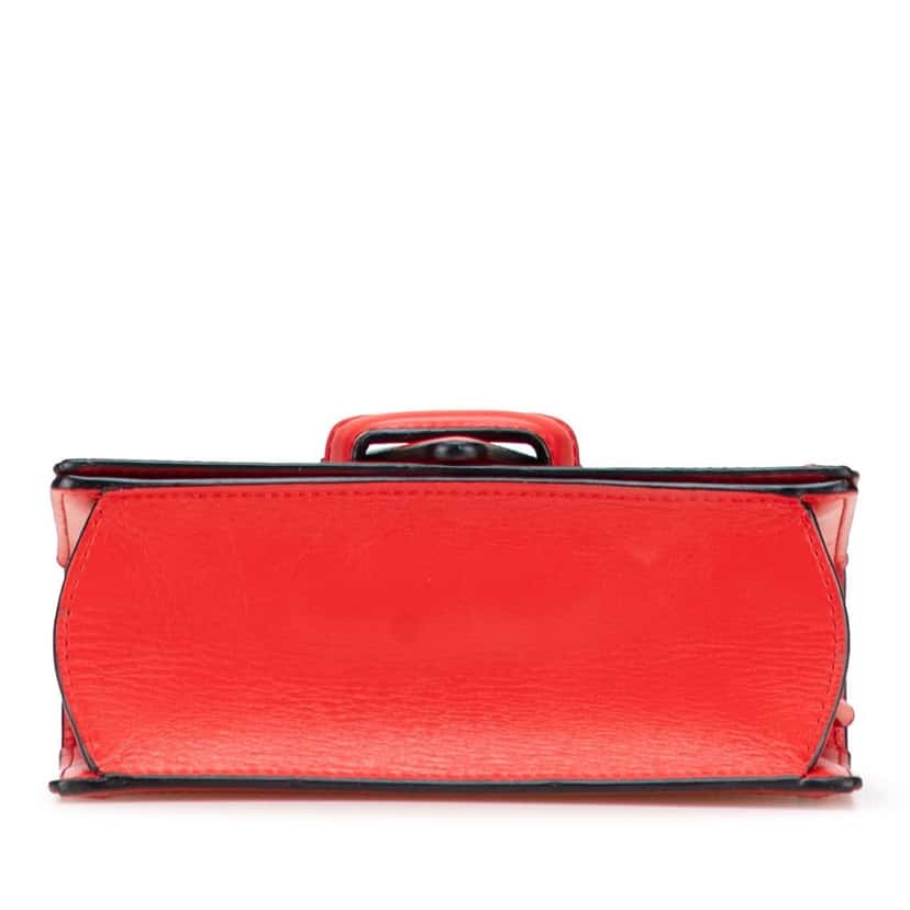 Loewe Small Leather Barcelona Crossbody Red Leather Good condition - Inside View
