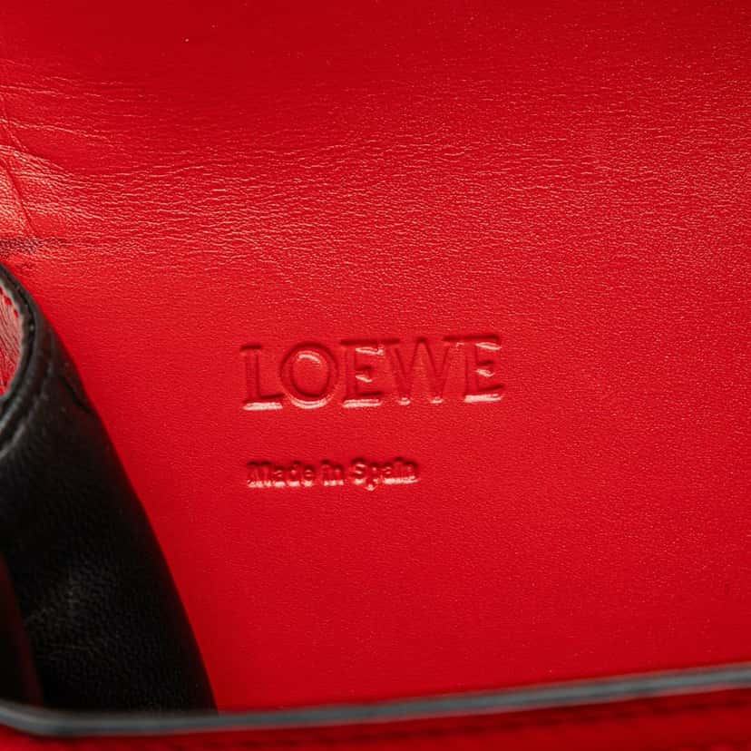 Loewe Small Leather Barcelona Crossbody Red Leather Good condition - Box View