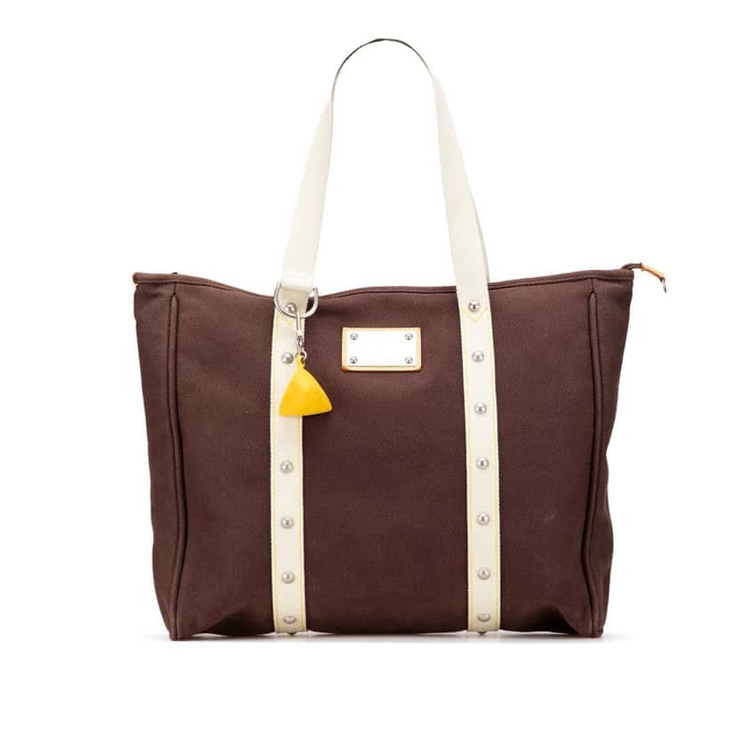 Louis Vuitton Antigua Cabas GM Brown Canvas Good condition - Front View