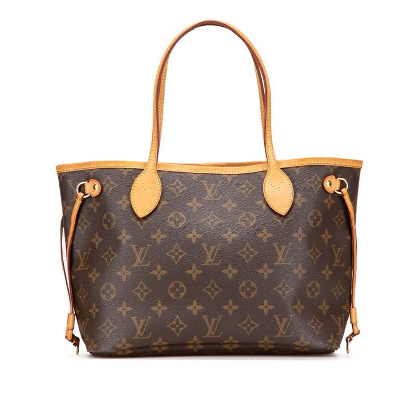 Louis Vuitton Monogram Neverfull PM Brown Canvas Good condition - Front View