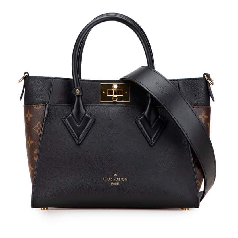 Louis Vuitton Monogram On My Side PM Black Leather Good condition - Front View