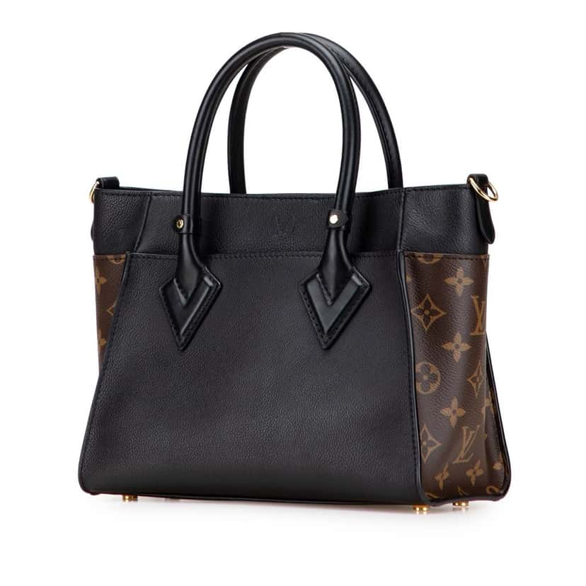 Louis Vuitton Monogram On My Side PM Black Leather Good condition - Back View