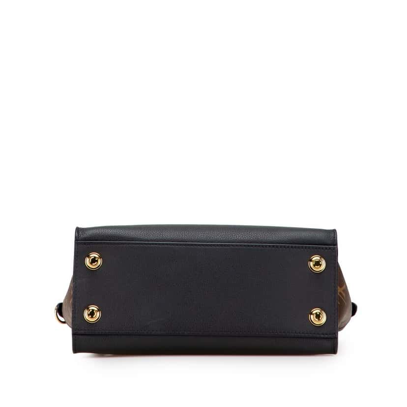 Louis Vuitton Monogram On My Side PM Black Leather Good condition - Inside View