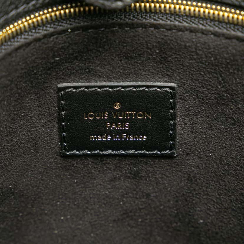 Louis Vuitton Monogram On My Side PM Black Leather Good condition - Box View