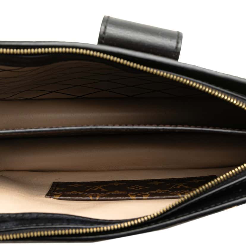 Louis Vuitton Monogram Reverse Trunk Clutch Brown Good condition - Model View