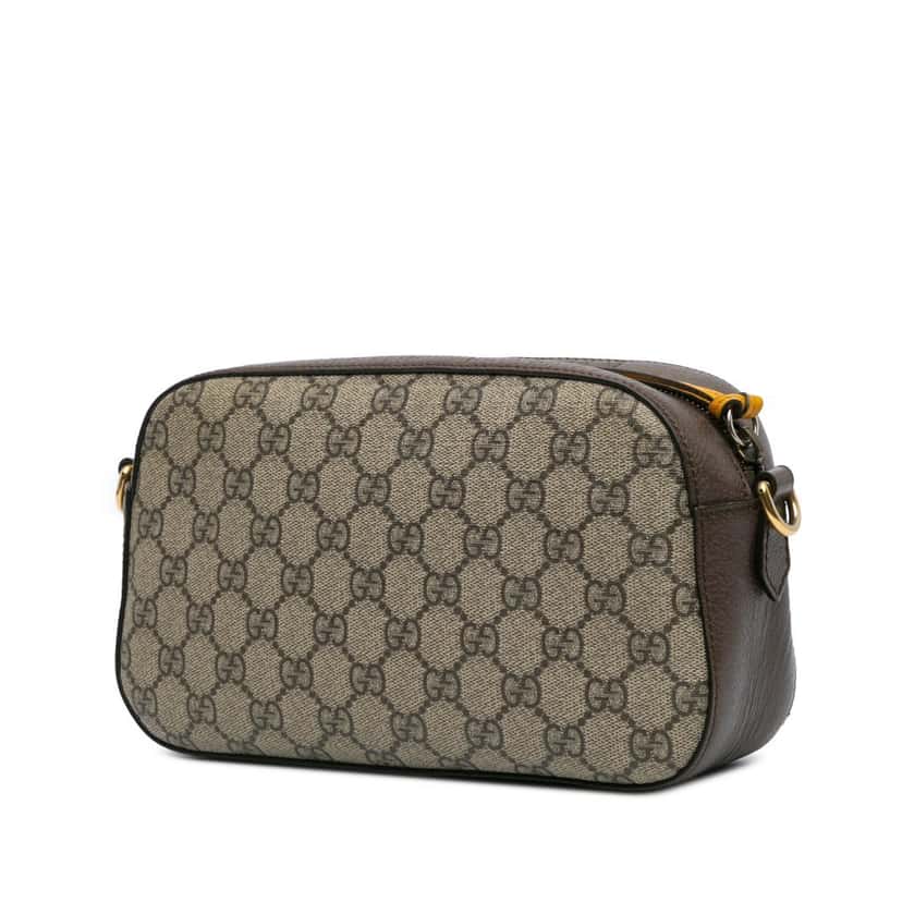 Gucci GG Supreme Web Neo Vintage Crossbody Brown Canvas Good condition - Back View