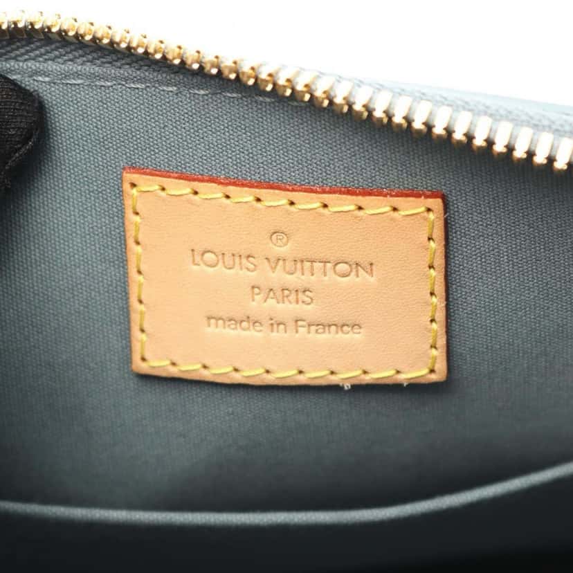Louis Vuitton Monogram Vernis Alma BB Green Leather Good condition - Box View