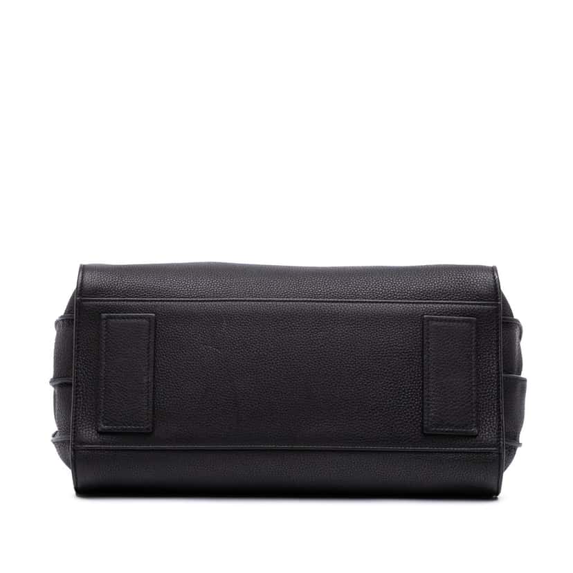 Saint Laurent Small Grained Calfskin Supple Sac De Jour Satchel Black Leather Good condition - Inside View