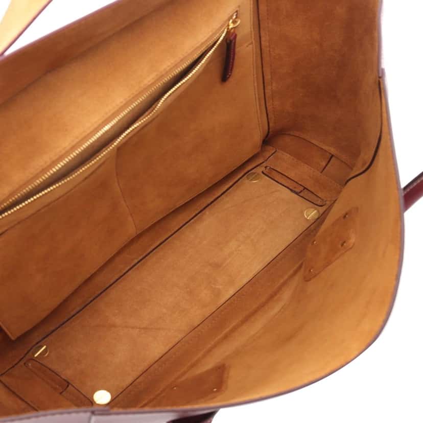 Bottega Veneta Medium French Calfskin The Arco Tote Red Leather Good condition - Inside View
