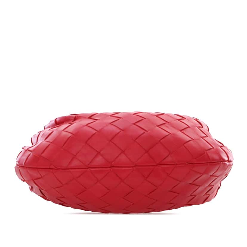Bottega Veneta Mini Nappa Intrecciato Jodie Red Leather Good condition - Inside View