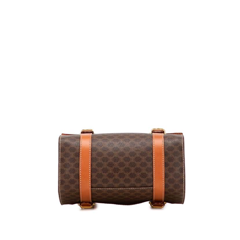 Celine Macadam Coated Canvas Triomphe Blason Handbag Brown Canvas Good condition - Inside View