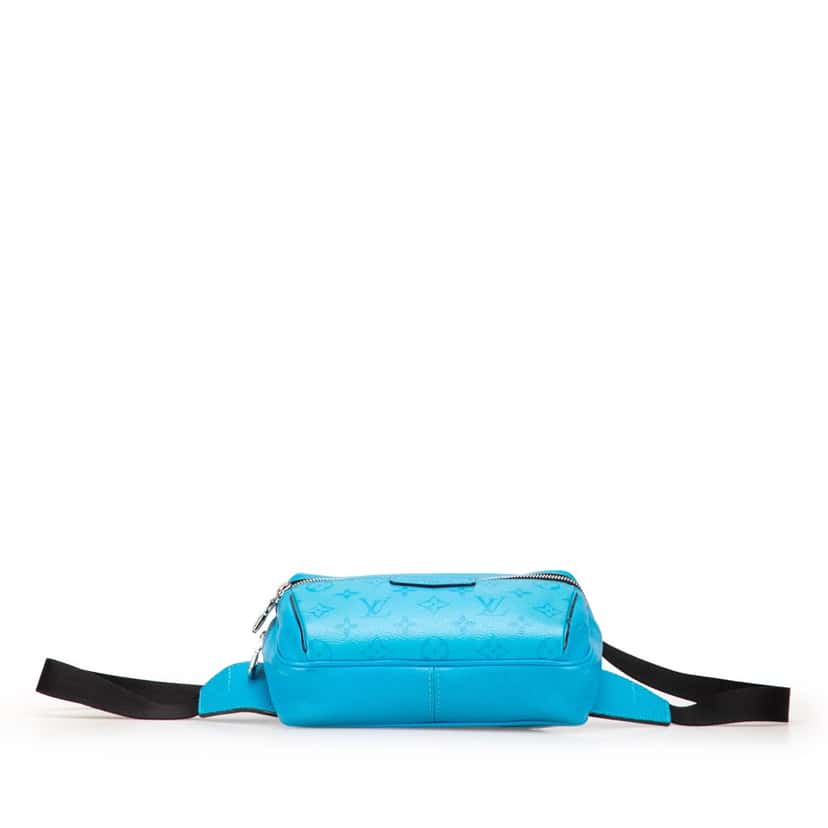 Louis Vuitton Monogram Taigarama Outdoor Bumbag Blue Canvas Good condition - Inside View