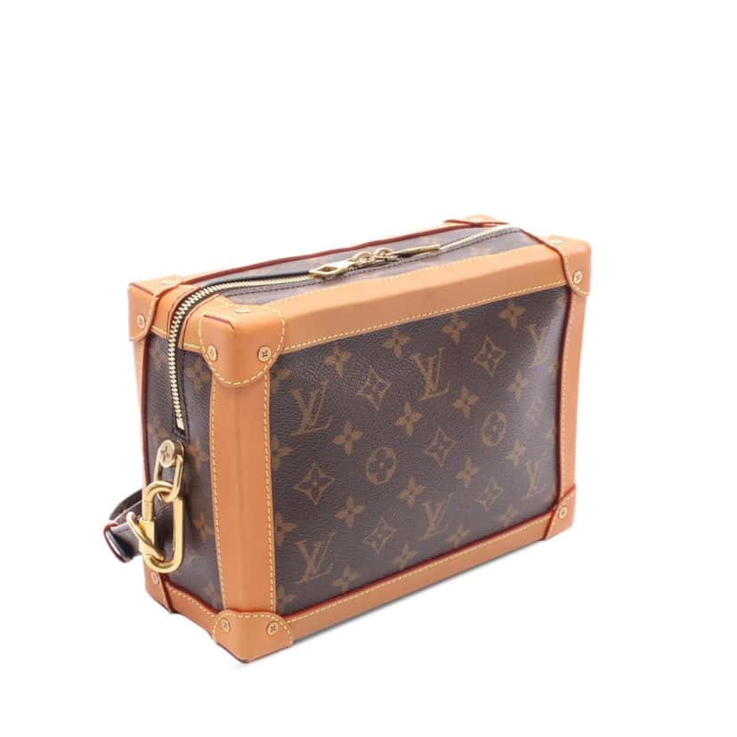 Louis Vuitton Monogram Soft Trunk Brown Canvas Good condition - Back View