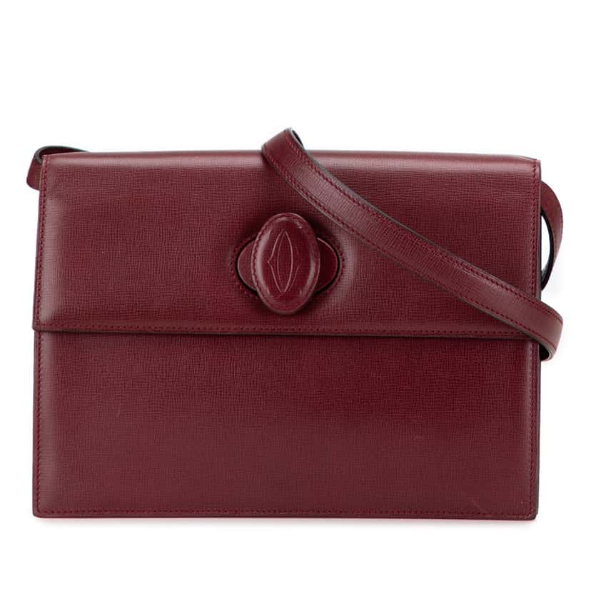 Cartier Leather Must De Cartier Crossbody Red Leather Good condition - Front View